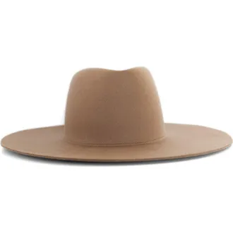 Gigi Pip Dakota Wide Brim Felt Hat in Brown at Nordstrom, Size Medium/large