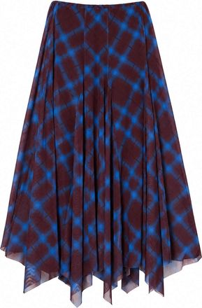 Trendyol Modest Dames Geruit Maxi Asymmetrisch Modest Rokken