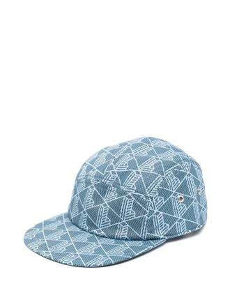 Lacoste Twill pet met print - Blauw
