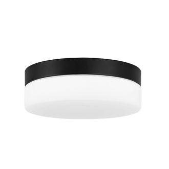 Forlight Forlight Giro - Plaf&oacute;n De Techo Led Para Ba&ntilde;o Con Ip44 Con Luz Regulable C&aacute;lida 3000k Y Neutra 4000k. Color Negro