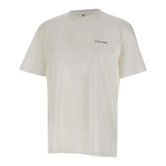 Golden Goose T-Shirts, male, White, Size: XL Journey T-shirt