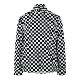Off-white Off White Herengeruite overhemd (Zwart, Wit)