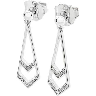 Lucy Quartermaine Tie Earrings in Silver at Nordstrom