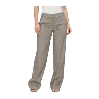 Fiveunits Denafv 254 Wide Broeken - Dames - Wijde Broeken - Grijs - W26 - Leer - Broeken