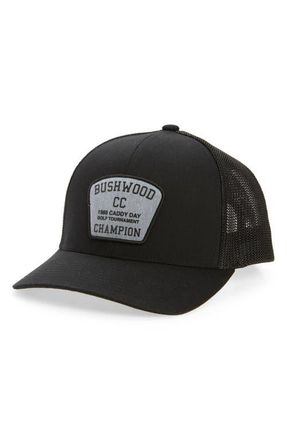 Travis Mathew Presidential Suite Trucker Hat in Black at Nordstrom