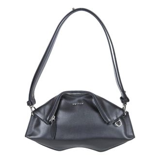 Alexander McQueen Manta Clutch - female - Alexander McQueen - Shoulder Bags - Black - ONE SIZE - Bags