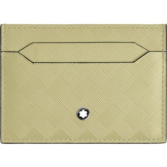 Montblanc Extreme 3.0 Leather Card Holder in Green at Nordstrom