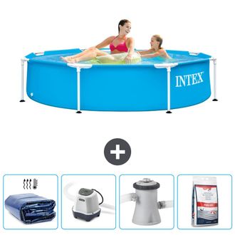 Intex Piscina Con Estructura Redonda - 244x51 Cm - 7-piezas Scb53
