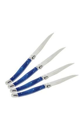 French Home Laguiole Blue Marble Steak Knives - Set of 4 at Nordstrom Rack