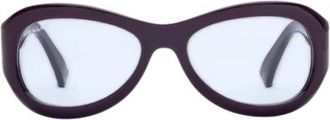 Bally Blue Tinted Oval Unisex Sunglasses BY0113 81V 58