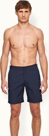 Orlebar Brown Dane Longest-Length Swim Shorts in Navy at Nordstrom, Size 33