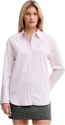 Kenzo Katoenen Blouse - Dames - Overhemden - Roze - M - Katoen - Overhemden