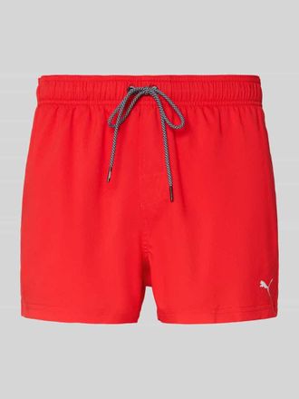Puma Badehose mit Seitentaschen und Klettverschlusstasche hinten in Rot, Gr&ouml;&szlig;e XXL