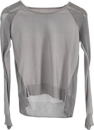 Maison Margiela MM6 trui van Maison Margiela in grijs katoen