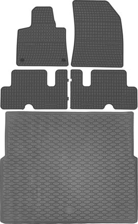 OEM Juego De Alfombrillas De Goma Para Citro&euml;n C4 Picasso Ii Van (2013-2019) + Alfombrilla Para El Maletero