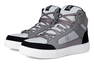 Volcom Evolve EH High Top Comp Toe Mens Shoes Grey/White : 10.5 M, Suede