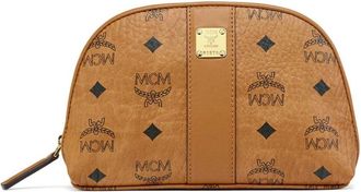 MCM Ottomar Toilettas - Dames - Toilettassen - Bruin - ONE Size - Nylon - Tassen