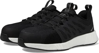 Reebok Fusion Flexweavetm Work - RB413 Composite Toe Womens Shoes Black/White : 10.5 B - Medium, Textile