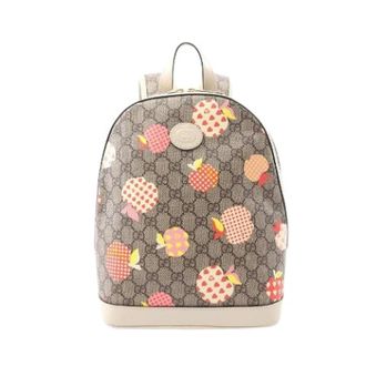 Gucci Pre-owned Backpacks, female, Beige, Size: ONE SIZE Pre-owned Canvas Backpack