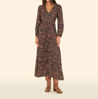 Xirena Charly Midi Dress In Golden Red