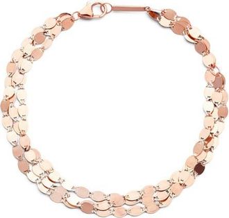 Lana Jewelry 14K Gold 3-Strand Bracelet in Rose Gold at Nordstrom, Size 7