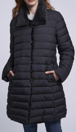 Blue Duck Down and Shearling Coat in Black at Nordstrom, Size X-Small