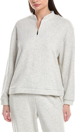 Natori Nova Cozy Brushed Knit Everywhere Zip-Up Top