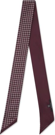 Tagliatore Sciarpa con stampa geometrica - - Accessories - Uomo - Marrone - ONE SIZE