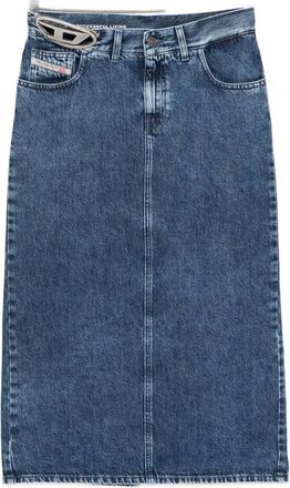 Diesel denim midi-rok
