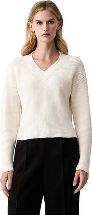 Twinset Jersey con cuello en V - Knitwear - Mujer - Beige - XS