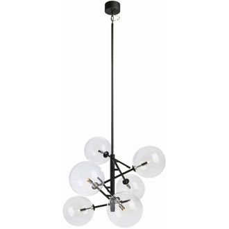 Marksl&ouml;jd Markslojd - Andrew - L&aacute;mpara Colgante De Techo Con Brazo Mutli De 6 Luces Negro, G9