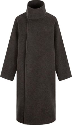 Shanghai Tang Cappotto con scollo a imbuto - Nero