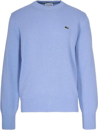 Lacoste HBP Pullover - Heren - Ronde hals truien - Blauw - XS - Wol - Truien & Vesten
