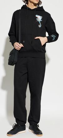 Iceberg Hoodie, Mens, Black