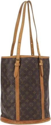 Louis Vuitton Pre-owned Bucket Bags, female, Brown, Size: ONE SIZE Pre-owned Bucket Bag
