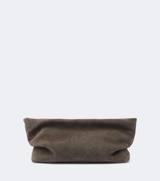 Aesther Ekme Nina Mini suede clutch