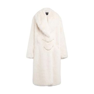 Dondup Cappotto - female - Dondup - Faux Fur & Shearling Jackets - White - S - Jackets