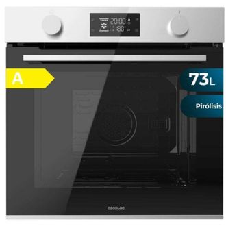 Cecotec Cecotec - Horno Integrable Pirol&iacute;tico 73l Bolero Hexa P526000 Glass Black A. 2800w, 9 Funciones, Display, Pir&oacute;lisis, Cooling Fan, Modo Defrost, Modo C
