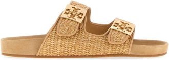 Tory Burch Beige Woven Sandals