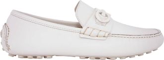 Ferragamo Ferragamo White Gancini Ornament Driver