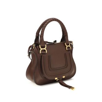 Chlo&eacute; Womens Shoulder Bag Brown Calf Leather Bos