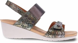 Revere Comfort Shoes Womens Tahiti Sandal In Peacock Python