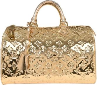 Louis Vuitton Pre-owned Vintage Canvas Handtas - Dames - Vintage Handtas - Geel - ONE Size - Vintage