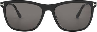 Tom Ford Alasdhair Smoke Square Mens Sunglasses FT0526 02A 55