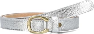 Notre-V Grijze Riem - Dames - Riemen - Grijs - 85 CM - Leer - Accessoires