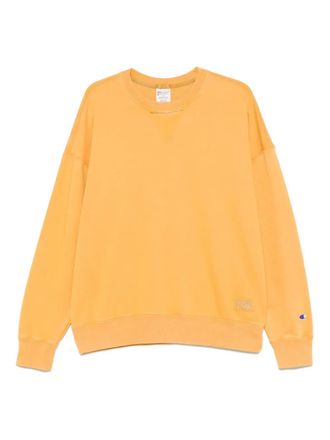 Champion logo-patch sweatshirt - Yellow