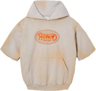 Honor The Gift Mens Tie Dye Hoodie In Rust
