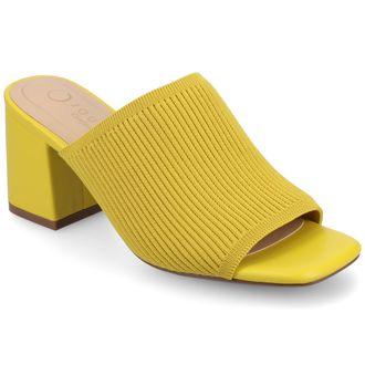 Journee Collection Women & apos;s Lorenna Medium and Wide Width Dress Sandals