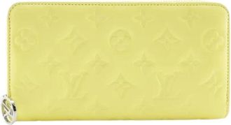 Louis Vuitton Pre-owned Wallets, female, Yellow, Size: ONE SIZE Pre-owned Long Wallet (bi-fold)
