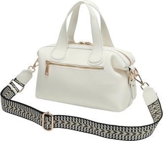 Tiffany & Fred Tiffany And Fred Paris Pebbled Leather Satchel